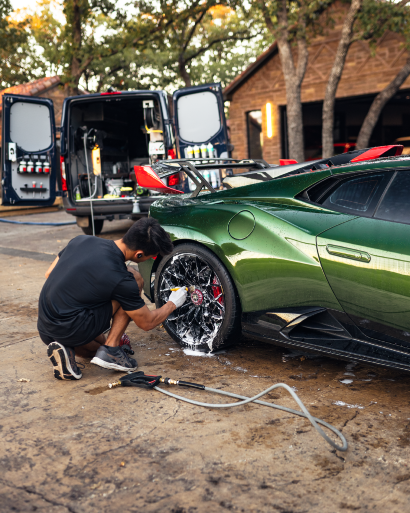 Argus Professional Detailing Lamborghini Huracan STO Rear Mobile Detail